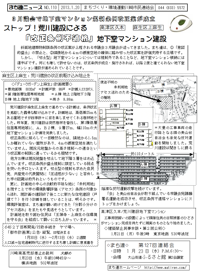 地下室マンション問題